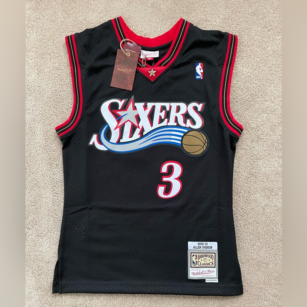 Mitchell & Ness Philadelphia 76ers Allen Iverson Authentic Jersey HWC Swingman